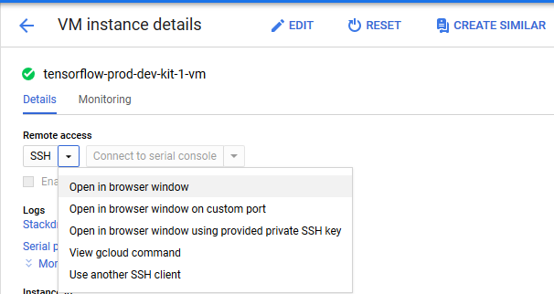 /img/gcp/gcp_tensorflow_ssh_option.png
